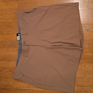 FLX BRAND MEN'S BIG & TALL PREMIUM BROWN SHORTS SIZE 48